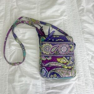 vera bradley mini hipster heather crossbody bag purse(archive fall 2013 pattern)